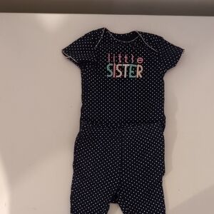 Simple Joys by Carter's Polka Dot Little Sister Onesie